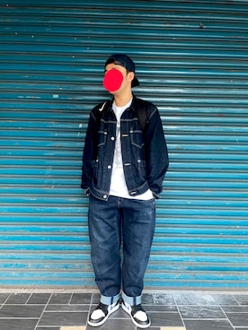「Levi’s ENGINEERED JEANS（リーバイスエンジニアジーンズ）のアイテム」を使った、Leviさん（メンズ・174cm）の冬コーディネート