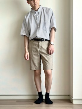 「haushca（ハウシュカ）のアイテム」を使った、NNさん（メンズ・169cm）の秋コーディネート