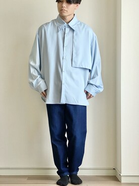 「haushca（ハウシュカ）のアイテム」を使った、NNさん（メンズ・169cm）の春コーディネート