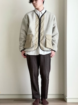 「SENSE OF PLACE by URBAN RESEARCH（センスオブプレイスバイアーバンリサーチ）のアイテム（その他）」を使った、NNさん（メンズ・169cm）の冬コーディネート