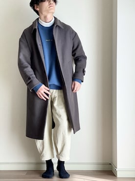 「haushca（ハウシュカ）のアイテム」を使った、NNさん（メンズ・169cm）の冬コーディネート