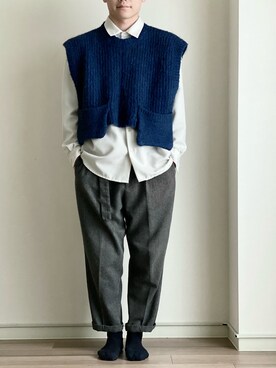 「SENSE OF PLACE by URBAN RESEAR」｜「アイテム（その他）」を使った、NNさん（メンズ・169cm）の冬コーディネート