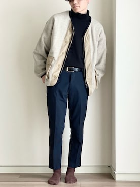 「MR.OLIVE（ミスターオリーブ）のアイテム」を使った、NNさん（メンズ・169cm）の春コーディネート