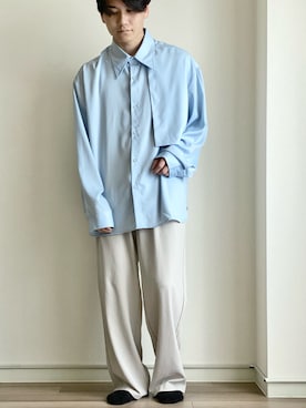 「haushca（ハウシュカ）のアイテム」を使った、NNさん（メンズ・169cm）の春コーディネート