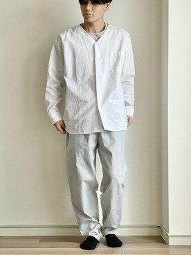 「haushca（ハウシュカ）のアイテム」を使った、NNさん（メンズ・169cm）の春コーディネート