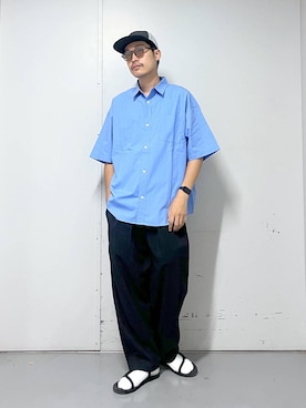 「アイテム（タンクトップ）」を使った、ゆたろさん（メンズ・180cm）の夏コーディネート