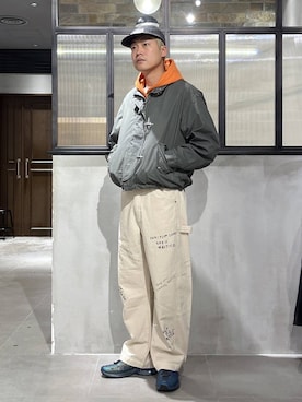 「POLeR（ポーラー）のアイテム」を使った、ゆたろさん（メンズ・180cm）の冬コーディネート