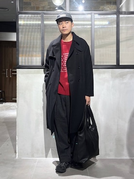 「RAGEBLUE（レイジブルー）のアイテム（パンツ）」を使った、ゆたろさん（メンズ・180cm）の秋コーディネート