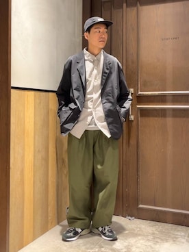 「アイテム（カーゴパンツ）」を使った、ゆたろさん（メンズ・180cm）の夏コーディネート