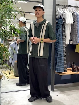 「アイテム（キャップ）」を使った、ゆたろさん（メンズ・179cm・20代）の夏コーディネート