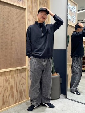 「アイテム（スウェット）」を使った、ゆたろさん（メンズ・179cm・20代）の秋コーディネート