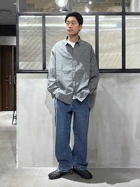 「RAGEBLUE（レイジブルー）のアイテム（パンツ）」を使った、ゆたろさん（メンズ・180cm）の秋コーディネート