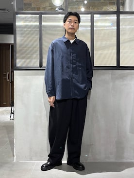 「RAGEBLUE（レイジブルー）のアイテム（Tシャツ/カットソー）」を使った、ゆたろさん（メンズ・180cm）の秋コーディネート