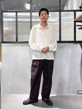 「RAGEBLUE（レイジブルー）のアイテム（カーゴパンツ）」を使った、ゆたろさん（メンズ・180cm）の秋コーディネート