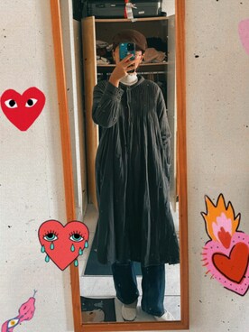 「cotton on（コットンオン）のアイテム（パンツ）」を使った、meiiiiiiiiiiiiiさん（レディース・166cm）の秋コーディネート