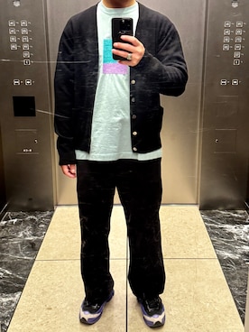 「YOKE（ヨーク）のアイテム」を使った、orsh1ngさん（メンズ・174cm）の春コーディネート