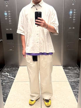 「アイテム（パスケース）」を使った、orsh1ngさん（メンズ・174cm）の夏コーディネート