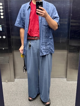 「COMME des GARCONS（コムデギャルソン）のアイテム」を使った、orsh1ngさん（メンズ・174cm）の秋コーディネート