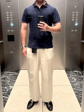 「アイテム（パスケース）」を使った、orsh1ngさん（メンズ・174cm）の秋コーディネート