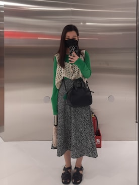 「あついねー」｜Kylenさん（レディース・159cm）の冬コーディネート