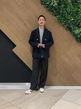「SENSE OF PLACE by URBAN RESEARCH（センスオブプレイスバイアーバンリサーチ）のアイテム（テーラードジャケット）」を使った、ryoryo1204さん（メンズ・165cm）の冬コーディネート