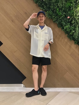 「KEEN（キーン）のアイテム（シューズ）」を使った、ryoryo1204さん（メンズ・165cm）の夏コーディネート