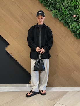 「OOFOS（ウーフォス）のアイテム」を使った、ryoryo1204さん（メンズ・165cm）の夏コーディネート