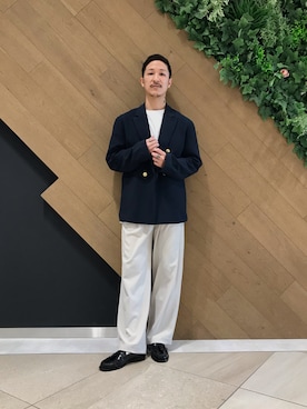「SENSE OF PLACE by URBAN RESEARCH（センスオブプレイスバイアーバンリサーチ）のアイテム（テーラードジャケット）」を使った、ryoryo1204さん（メンズ・165cm）の冬コーディネート