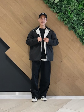 「Uiscel（ユイセル）のアイテム（ジャケット/アウター）」を使った、ryoryo1204さん（メンズ・165cm）の冬コーディネート