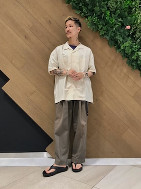 「URBAN RESEARCH（アーバンリサーチ）のアイテム（腕時計）」を使った、ryoryo1204さん（メンズ・165cm）の夏コーディネート