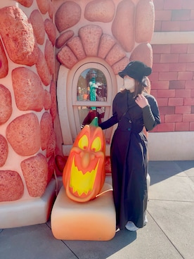 「rienda（リエンダ）のアイテム（オールインワン・サロペット）」を使った、hachisanさん（レディース・157cm）の秋コーディネート