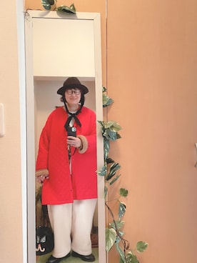 「casselini」｜「アイテム（ジャケット/アウター）」を使った、えちご屋さん（レディース・168cm）の冬コーディネート