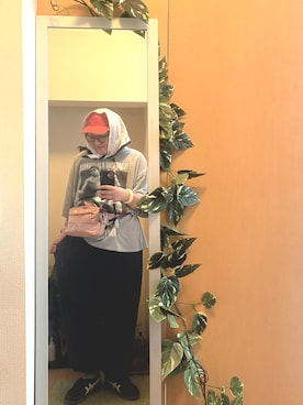 「Casselini（キャセリーニ）のアイテム」を使った、えちご屋さん（レディース・168cm）の夏コーディネート