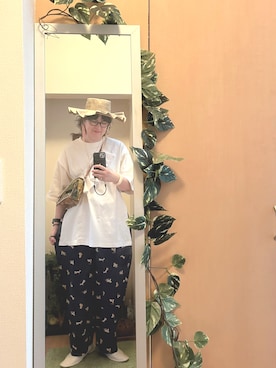 「虎柄」｜えちご屋さん（レディース・168cm）の夏コーディネート