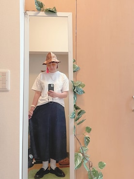 「アイテム（イヤリング）」を使った、えちご屋さん（レディース・168cm・40代）の夏コーディネート