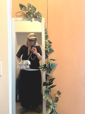 「Casselini（キャセリーニ）のアイテム」を使った、えちご屋さん（レディース・168cm）の秋コーディネート