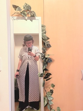 「アイテム（ワンピース/ドレス）」を使った、えちご屋さん（レディース・168cm・40代）の夏コーディネート