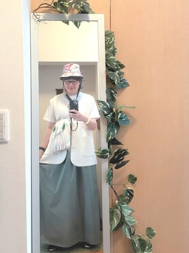 「アイテム（ワンピース/ドレス）」を使った、えちご屋さん（レディース・168cm・40代）の春コーディネート
