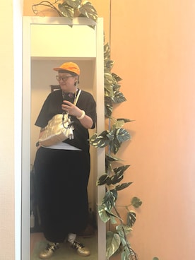 「arth（アース）のアイテム（帽子）」を使った、えちご屋さん（レディース・168cm）の秋コーディネート