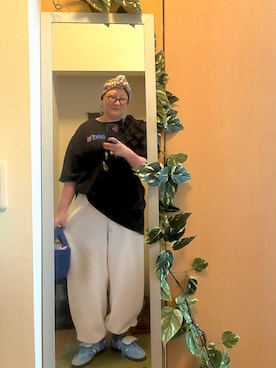 「アイテム（アクセサリー）」を使った、えちご屋さん（レディース・168cm・40代）の夏コーディネート