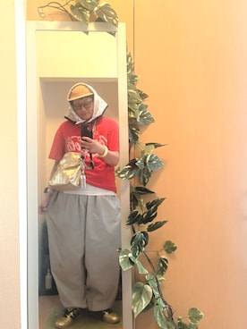 「Unblend（アンブレンド）のアイテム」を使った、えちご屋さん（レディース・168cm）の夏コーディネート