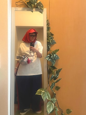 「CONTROL FREAK / CTFK（コントロールフリーク）のアイテム」を使った、えちご屋さん（レディース・168cm）の春コーディネート