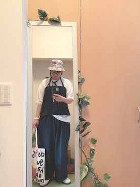 「アイテム（イヤリング）」を使った、えちご屋さん（レディース・168cm・40代）の夏コーディネート