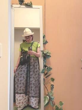 「アイテム（ワンピース/ドレス）」を使った、えちご屋さん（レディース・168cm・40代）の夏コーディネート