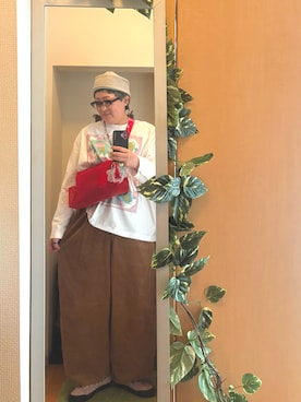 「アイテム（帽子）」を使った、えちご屋さん（レディース・168cm・40代）の冬コーディネート