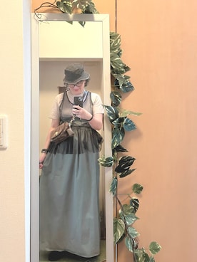 「アイテム（ワンピース/ドレス）」を使った、えちご屋さん（レディース・168cm・40代）の春コーディネート