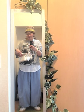 「wee9s（ウィークス）のアイテム」を使った、えちご屋さん（レディース・168cm）の夏コーディネート