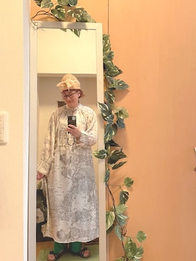 「アイテム（ワンピース/ドレス）」を使った、えちご屋さん（レディース・168cm・40代）の夏コーディネート