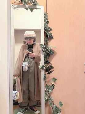「casselini」｜「アイテム（ジャケット/アウター）」を使った、えちご屋さん（レディース・168cm）の冬コーディネート