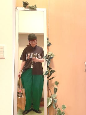「goslowcaravan」｜えちご屋さん（レディース・168cm）の夏コーディネート
